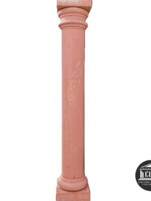 Columna Dórica Lisa Rosa